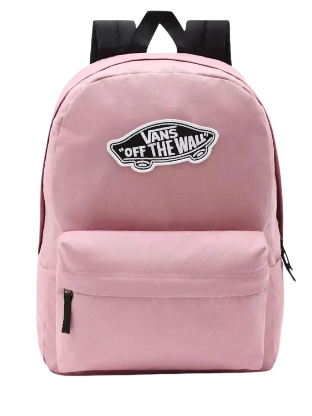 Vans Pink Backpack with Black Logo Patch